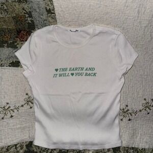 NWOT Reformation Muse Tee in Earth‎ XS